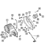 68026847AA - MP3022; Transfer Case: Front Case Half for Jeep: Liberty Image