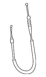 51218498587 - Body: Lock Cable for BMW: 230i, 230i xDrive, M2, M240i, M240i xDrive Image