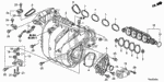 16725PNA003 - Engine: CLAMP A, FUEL HOSE for Honda Image