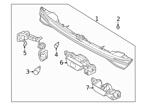 Backup Lamps for 2022 Hyundai Elantra #0
