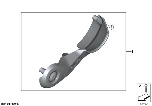 46549908616 - Design: Fillister-Head Screw - M6X35-8.8-Mk-Zn for BMW-Motorrad Image