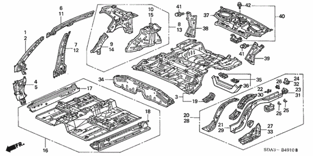 Inner Panel for 2006 Honda Accord #0