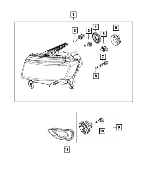Lamps-Interior and Exterior for 2014 Jeep Grand Cherokee #1