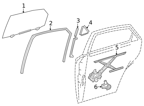 Rear Door for 2015 Lexus NX200t #0