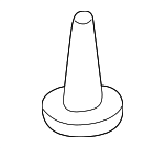 AGU2530 - Body: Lid Trim Fastener for Jaguar Image