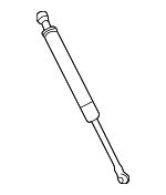 GJA3800BB - : Trunk Lid Lift Support for Jaguar: XJ6, XJ8, XJR, XK8, XKR Image