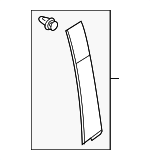 D10E50M10A - Body: Applique for Mazda: CX-3 Image