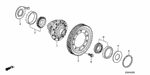 41100RCLA11 - Transmission - Automatic: DIFFERENTIAL for Honda Image