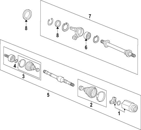 Axle Shafts & Joints for 2025 Acura Integra #0