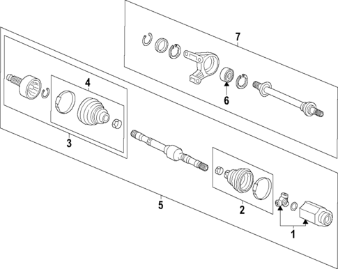 Axle Shafts & Joints for 2024 Acura Integra #0