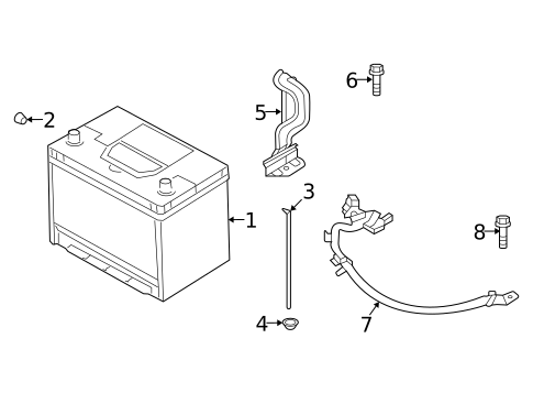 Battery for 2023 Genesis G80 #0