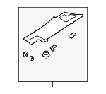 LB5Z7813228AB - : 2020-2024 Ford - Rear Sill Plate for Ford: Explorer, Police Interceptor Utility Image