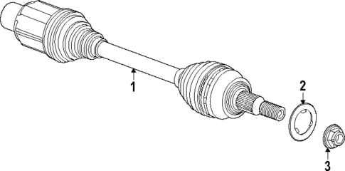 Drive Axles for 2024 Chevrolet Blazer EV #0