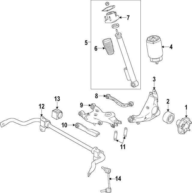LR086465 - : Shock Absorber for Land-Rover Image