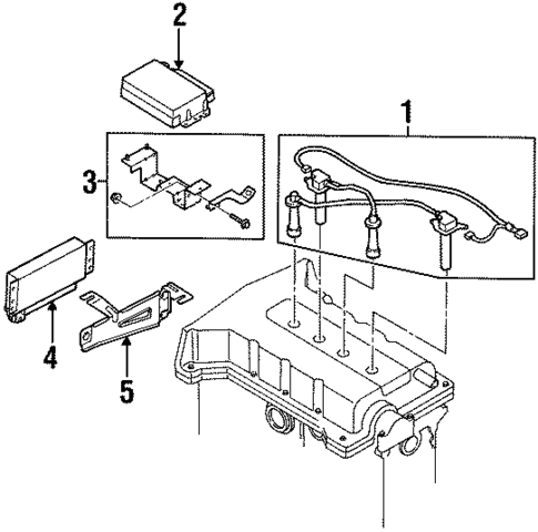 Ignition System for 1998 Kia Sephia #0