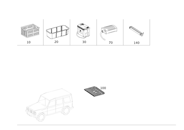8205409 - Luggage/Load Compartment Equipment: Refrigerator Box for Mercedes-Benz Image