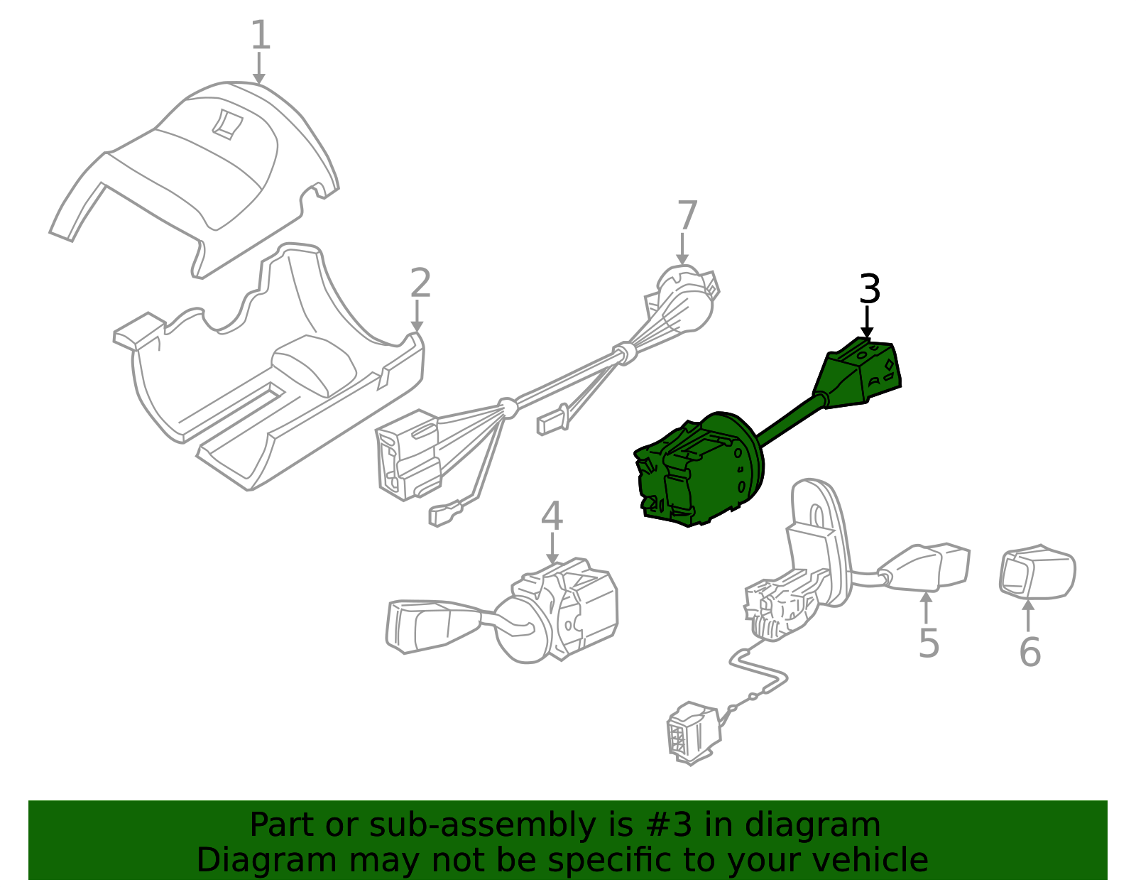 Uro Parts 61 31 1 393 393 faro interruttore