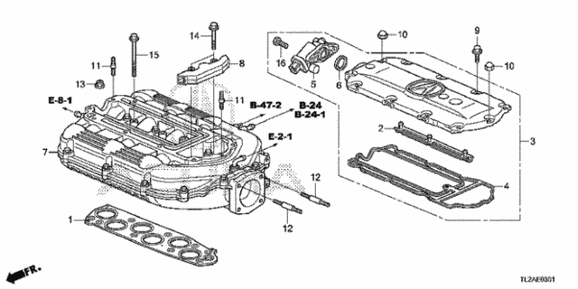 Intake Manifold (V6) for 2013 Acura TSX #0