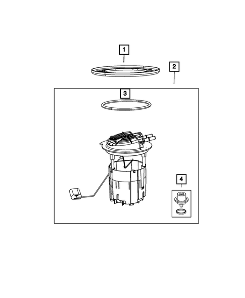 Fuel Pump and Sending Unit for 2020 Dodge Journey #0