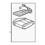 81537SJCL72 - : 2009-2014 Honda Ridgeline - Pad L Front Seat Cushion for Honda: Ridgeline Image