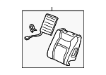 81523SJC305 - Body: Seat Back Pad for Honda: Ridgeline Image