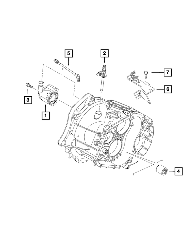 68132528AA - Clutch: Hex Head Screw for Mopar Image