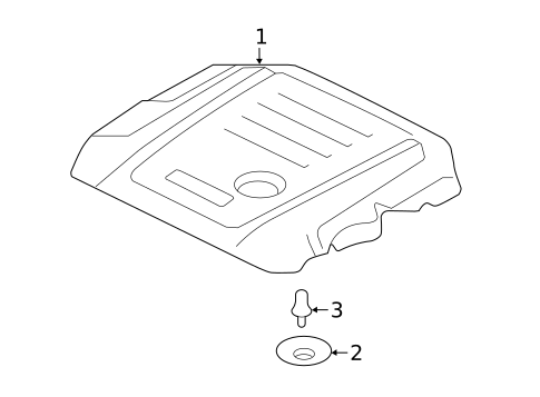 Engine Appearance Cover for 2017 Jaguar XF #0