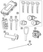 7LR03LXHSC - : Lock Kit for Ram: ProMaster 1500, ProMaster 2500, ProMaster 3500 Image