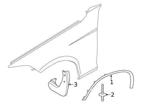 Exterior Trim - Fender for 2013 BMW X1 #0