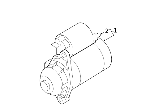 Starter & Related Components for 2005 Scion xA #0