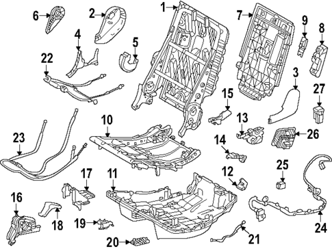 Second Row Seats for 2024 Lexus GX550 #4