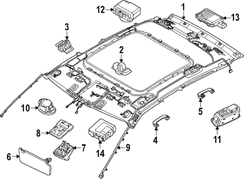 Interior Trim - Roof for 2024 Genesis GV60 #0