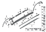 51137352094 - : Molding Rocker Panel Rear Right for BMW Image