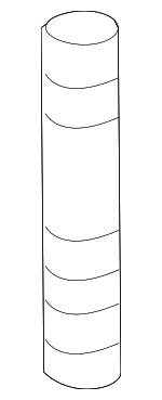 9XG12829ZA - Exhaust: Exhaust Manifold Stud for Mazda Image