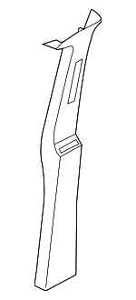 9T1Z5424357AA - Body: Upper Center Pillar Trim for Ford: Transit Connect Image