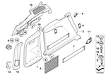 51477253935 - : Left Trunk Trim for BMW Image