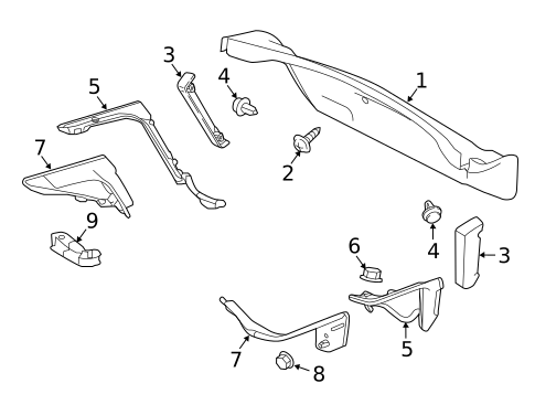 Interior Trim - Trunk for 2020 Jaguar XE #0