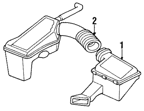 Air Intake for 1996 Dodge Stratus #0