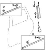 5862037630 - : Body Side Molding for Isuzu Image