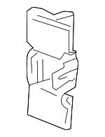 3539881 - Body: Upper Trim Panel Retainer Clip for Volvo: V70 Image