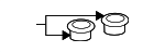 4625A097 - Body: Reservoir Grommet for Mitsubishi Image