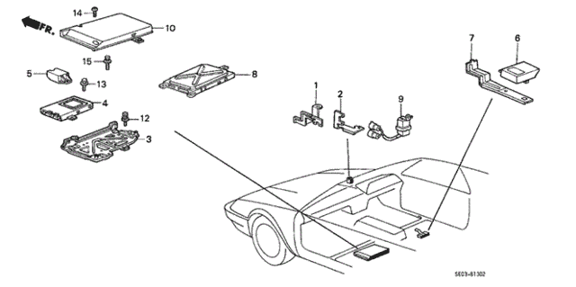 Controller (2) for 1987 Honda Accord #0