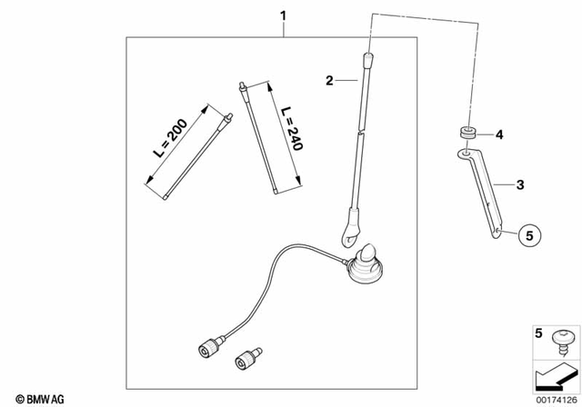 46631236510 - Audio, Navigation, Information Systems: Grommet -  for BMW-Motorrad Image