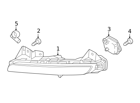 Signal Lamps for 2016 Porsche Panamera #0