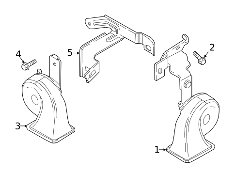 Horn for 2019 Fiat 124 Spider #0