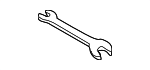 N0300574 - Body: Wrench for Volkswagen: Beetle, Golf, Golf R, GTI, Jetta, Passat, Phaeton, R32, Rabbit, Touareg Image