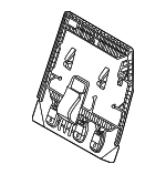 7175808030C0 - Body: Seat Back Panel for Toyota: Sienna Image