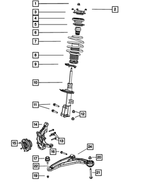5272769AC - : Front Coil Spring for Mopar Image