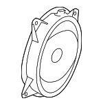 86301SG000 - Body: Front Dr Speaker for Subaru: Forester Image