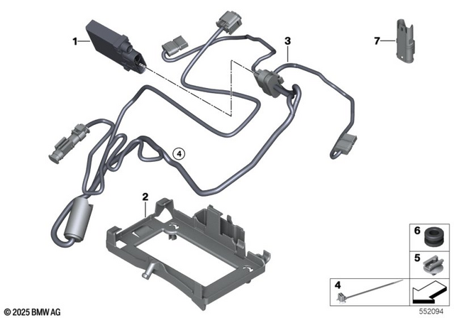 61137702398 - : Covering Cap for BMW-Motorrad: HP4, R 1300 GS, R 1300 GS Adventure, S 1000 RR Image